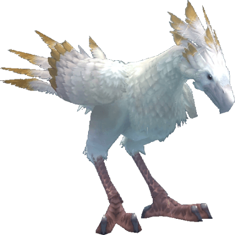 White Chocobo Final Fantasy D20 - chocobo23png roblox